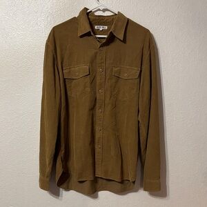 Alex Mill Fine Wale Corduroy Button Down Shirt Large